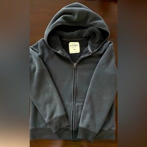 Old navy hooded fleece coat size large. Unisex kids
